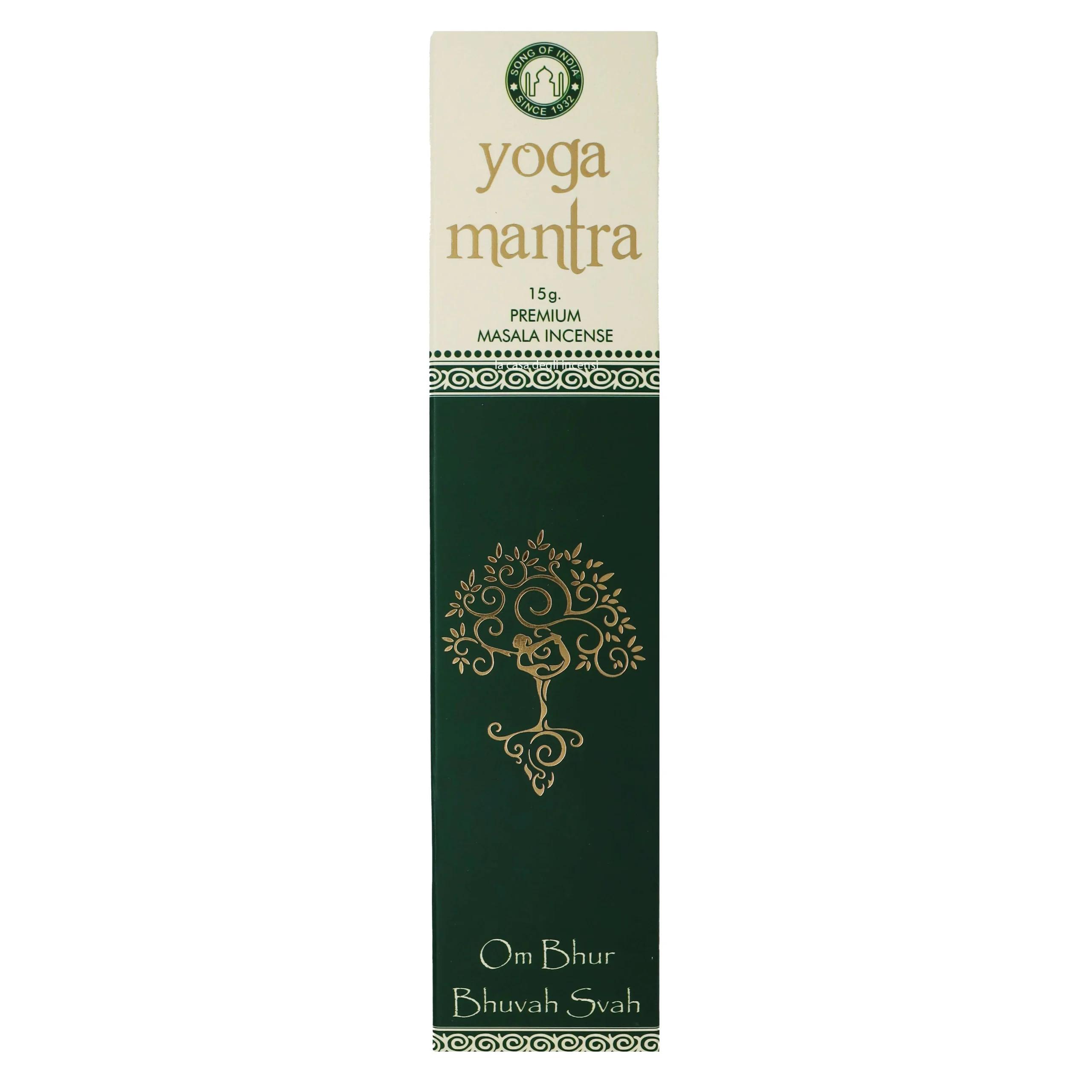Yoga Mantra - Bastoncini di incenso Song of India Premium - 15g
