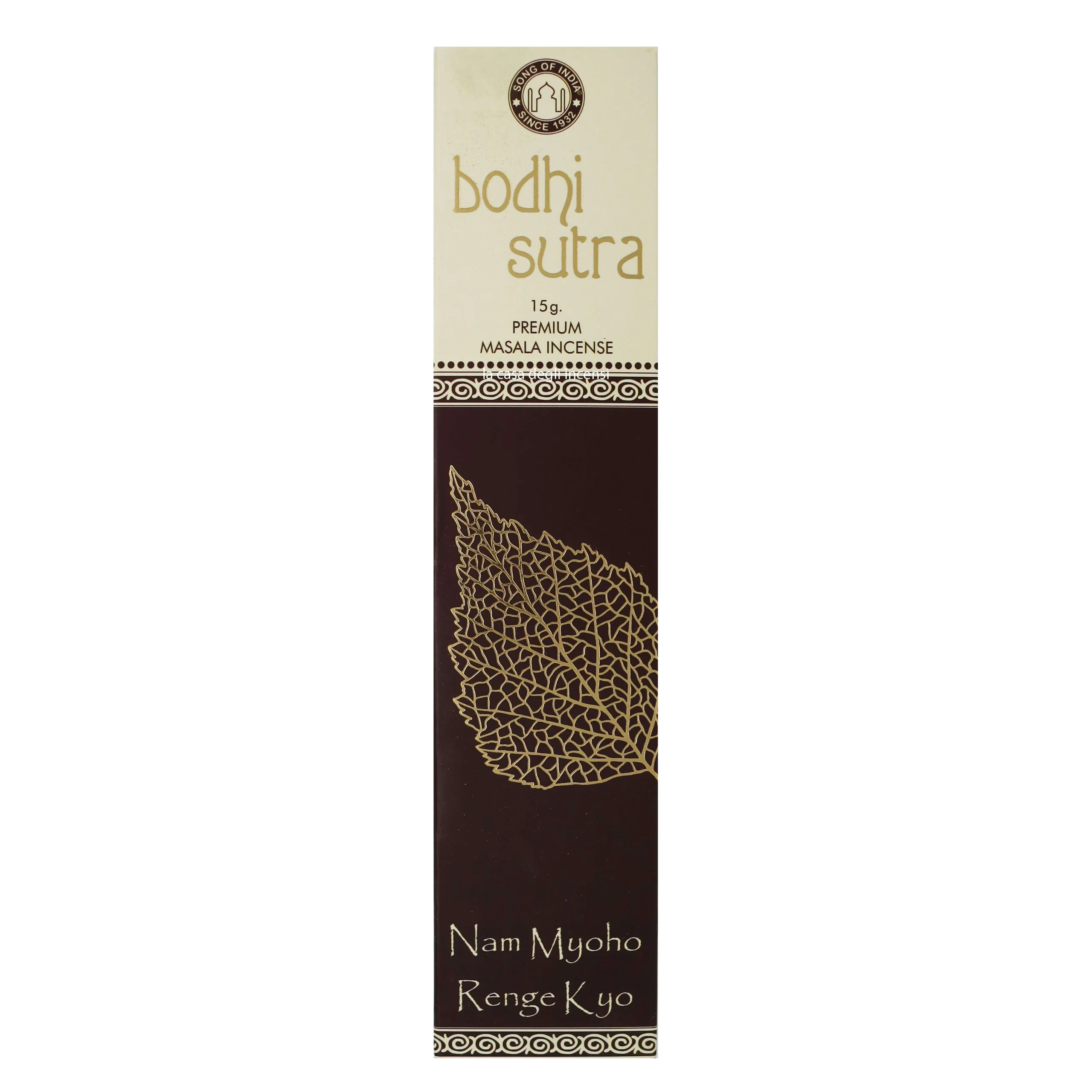 Bodhi Sutra - Bastoncini di incenso Song of India Premium - 15g