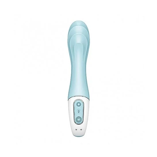 Satisfyer Air Pump Vibrator 5+ Vibrator Punto G Blue Pink Inflatable 1 Unità