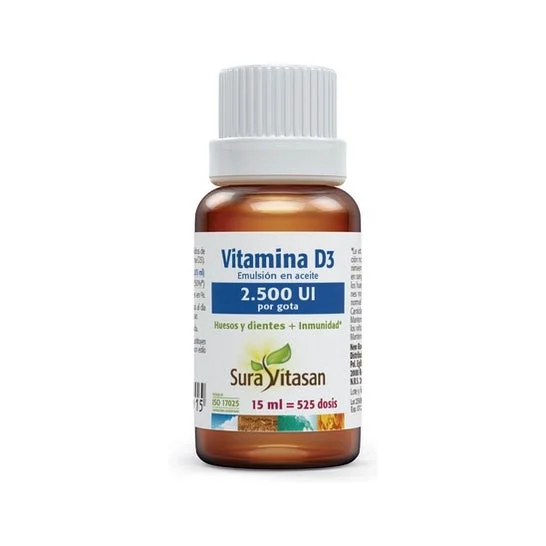 Sura Vitasan Vitamina D3 2.500Ui 15ml