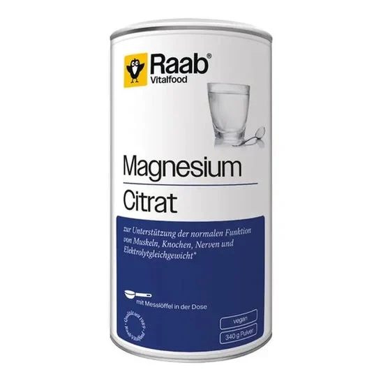 Raab Vitalfood Magnesium Citrate Powder 340g