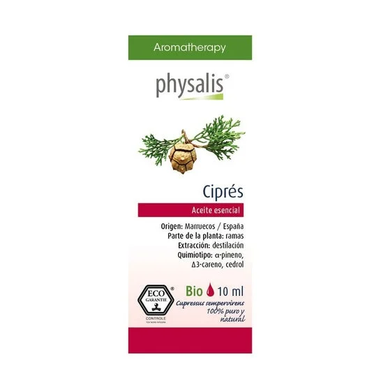 Olio essenziale di cipresso Physalis Bio 10ml