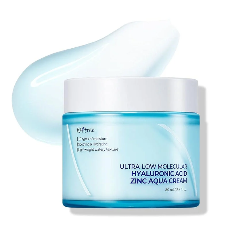 Crema Aqua allo Zinco con Acido Ialuronico a Peso Molecolare Ultra Basso 80ml