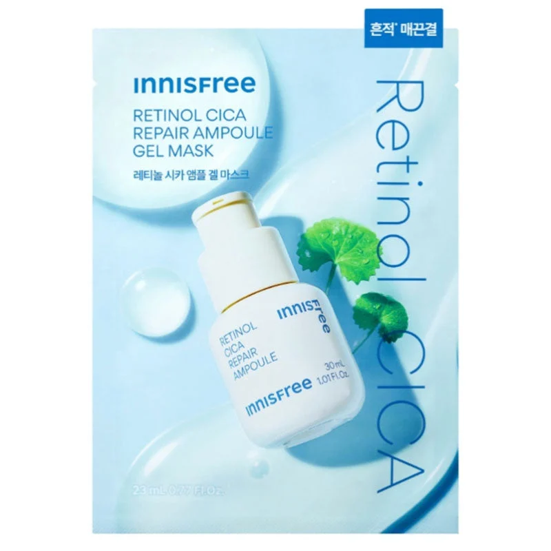 Maschera in gel con fiala riparatrice Retinol Cica 23 ml (1 maschera)