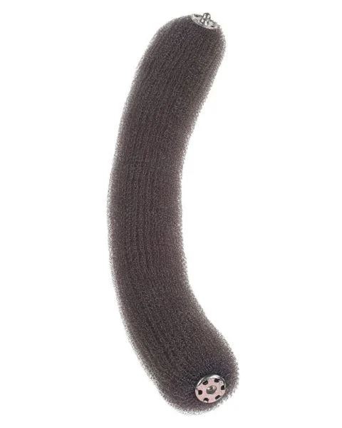Sibel Hairbun Roll With Press-Button Closure - Brun - P001349