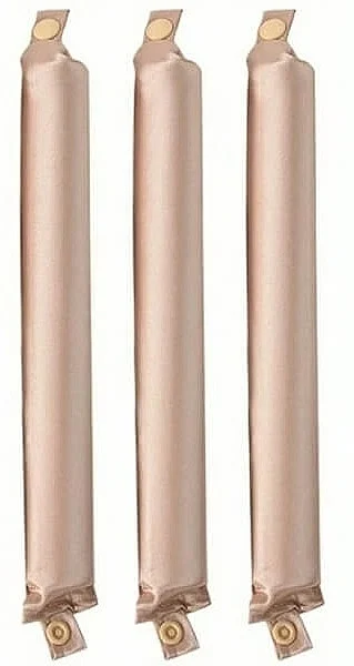 Set di bigodini morbidi, 3 pezzi, rosa chiaro