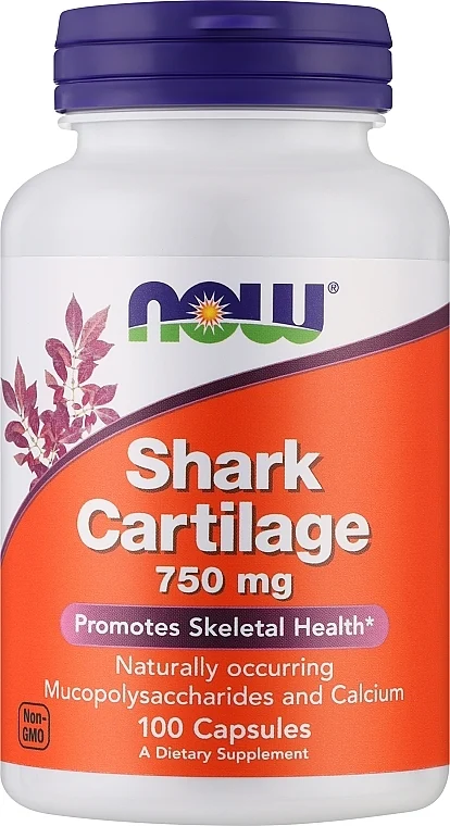 Capsule "Cartilagine di squalo", 750 mg