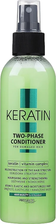 Balsamo capelli bifasico con cheratina