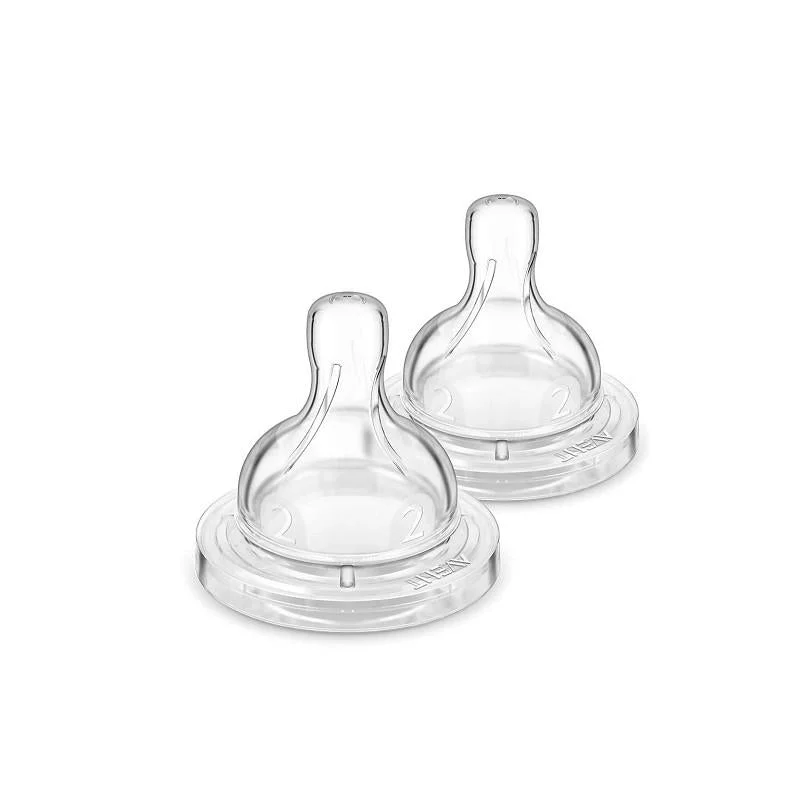 Tettarelle Anticoliche Avent Flusso Lento 1m 2 Pezzi