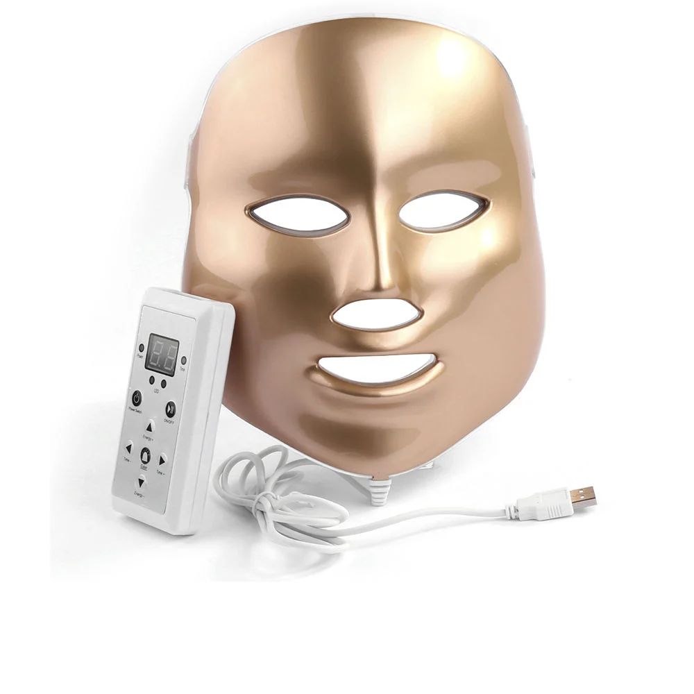 Maschera facciale a led GOLD LED LIGHT THERAPY