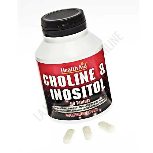 Health Aid Colina-Inositolo 250 Mg-250 Mg 60 Compresse
