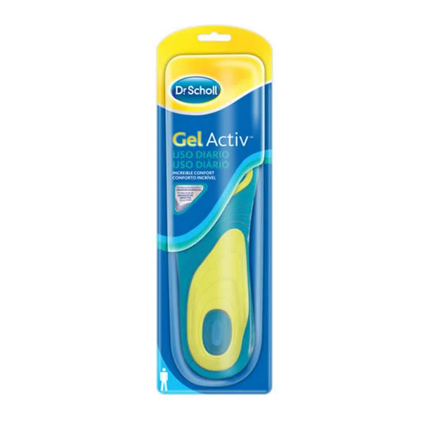 Scholl GelActiv, solette per uomo, tutti i giorni, taglia 42-48