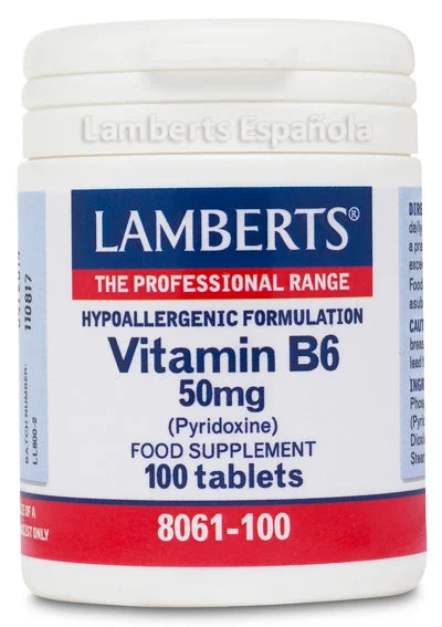 Lamberts Vitamina B6 50 Mg 100 Compresse