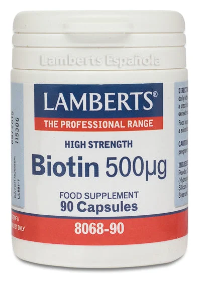 Lamberts Biotina 500-Ug 90 Capsule