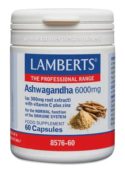 Lamberts Ashwagandha 6000 Mg 60 Capsule