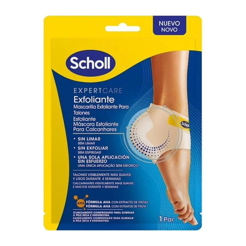 Scholl Maschera esfoliante per talloni 1 paio