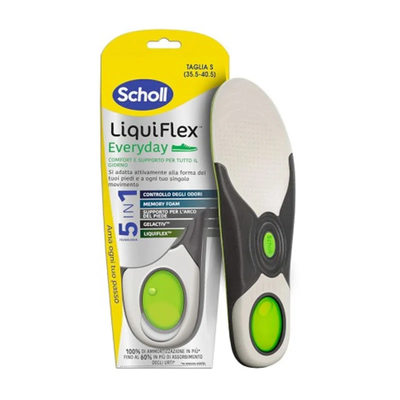 Scholl Liquiflex Sottopiede Comfort Uso Quotidiano Taglia S