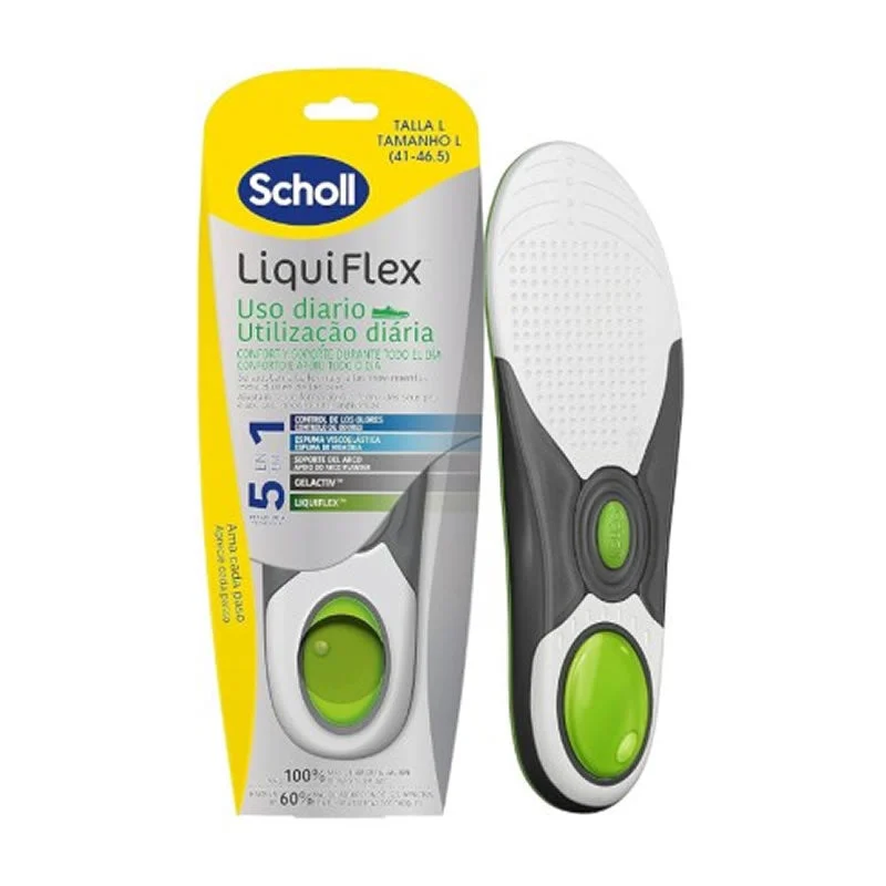 Scholl Liquiflex Sottopiede Giornaliero 2 Unità Taglia L