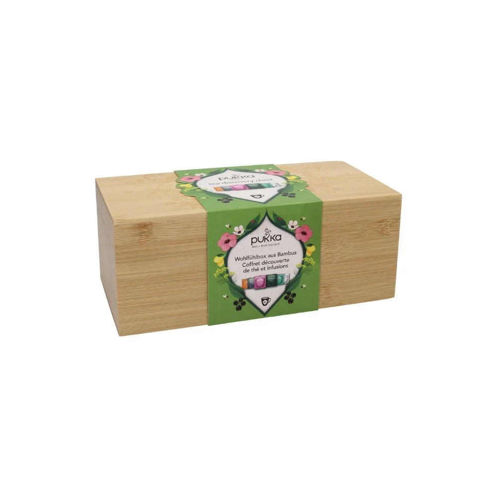 Pukka Scatola del Benessere Bio in Bambù