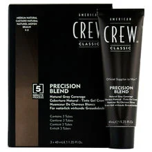 PRECISION BLEND Copertura Naturale dei Capelli Grigi 4-5 (Naturale Medio) - Mousse tonalizzante per capelli grigi 3 x 40 ml