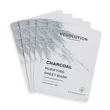 Revolution skincare Maschera viso in tessuto al carbone biodegradabile