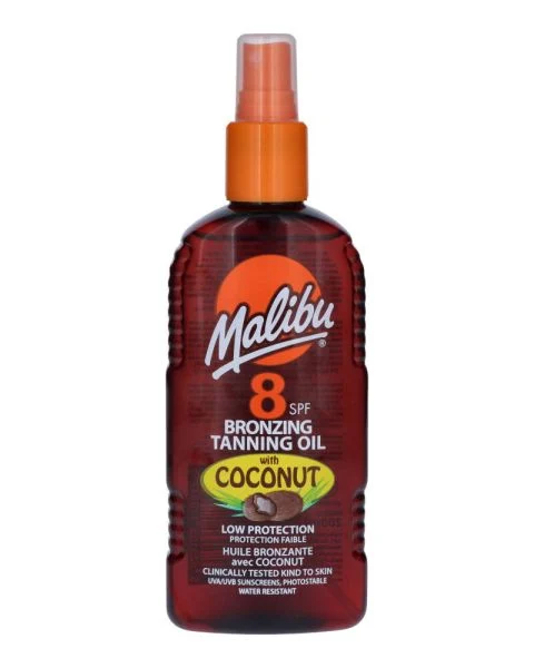 Malibu Bronzing Oil with Coconut SPF 8
