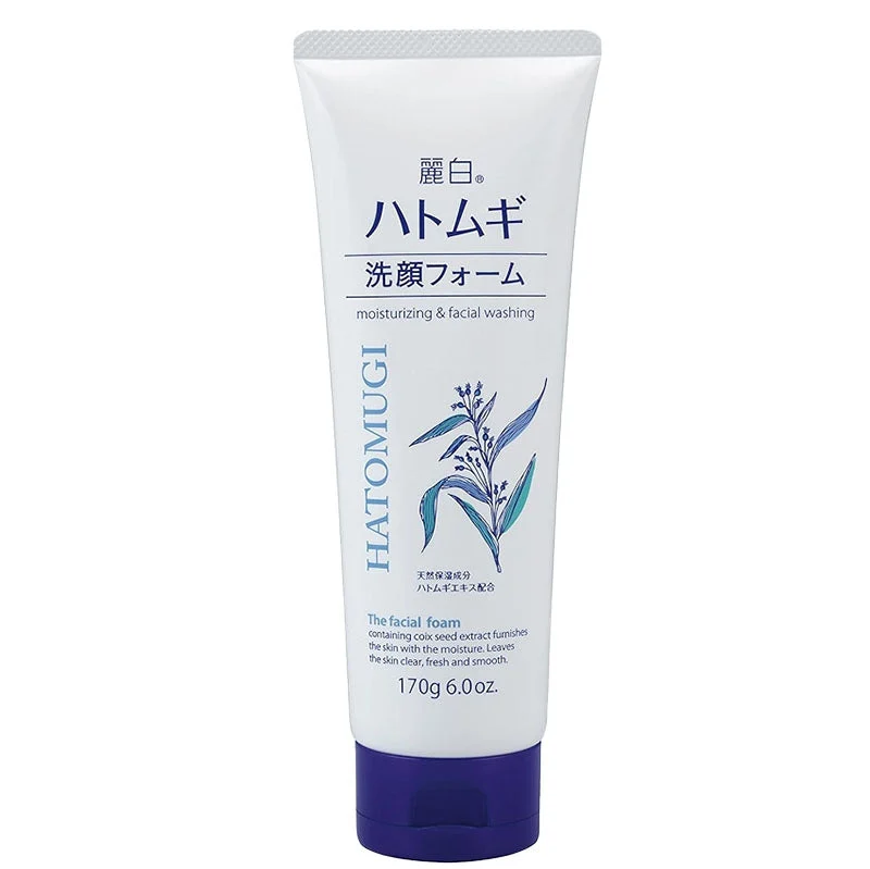 Reihaku Hatomugi Schiuma detergente e idratante per il viso 170 g