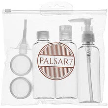Palsar 7 Set cosmetico da viaggio con dispenser