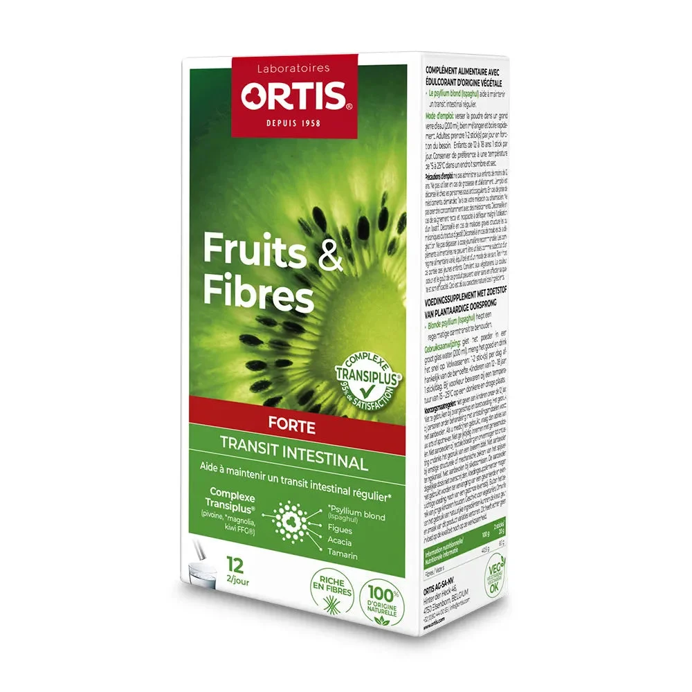 Ortis Frutta & Fibra Forte Complesso Transiplus® 12 Stick