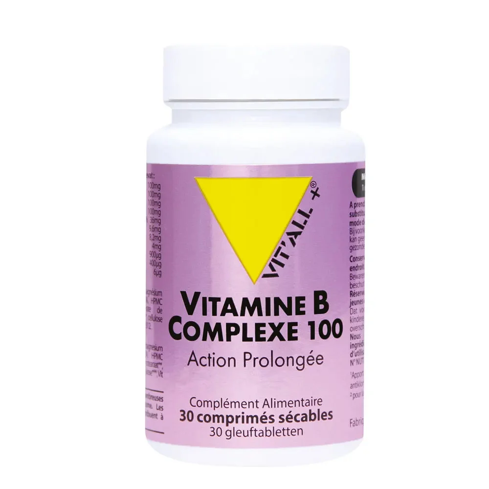 Vit'All+ Vitamina B Complesso 100 Azione Prolungata 30 Compresse
