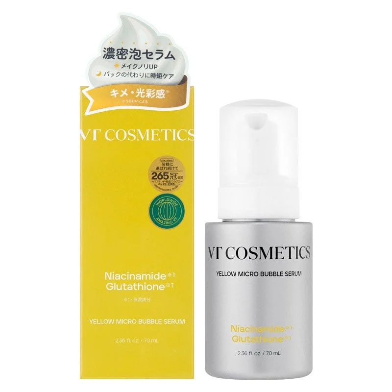 Siero microbolle giallo con niacinamide e glutatione 70 ml