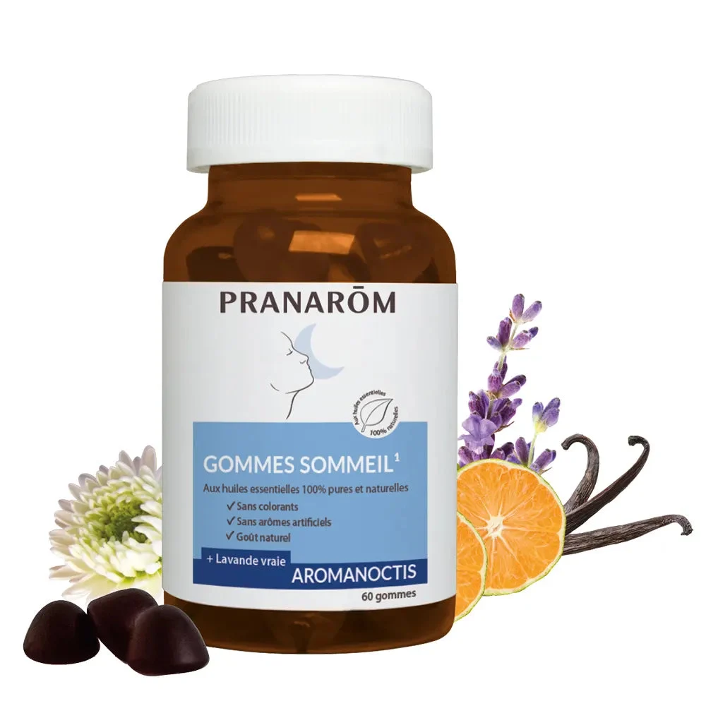 Pranarôm Aromanoctis Gomme Sonno agli oli essenziali x60