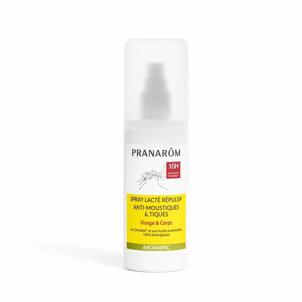 Pranarôm Aromapic Spray Latte Repellente Antizanzare & Zecche 100ml