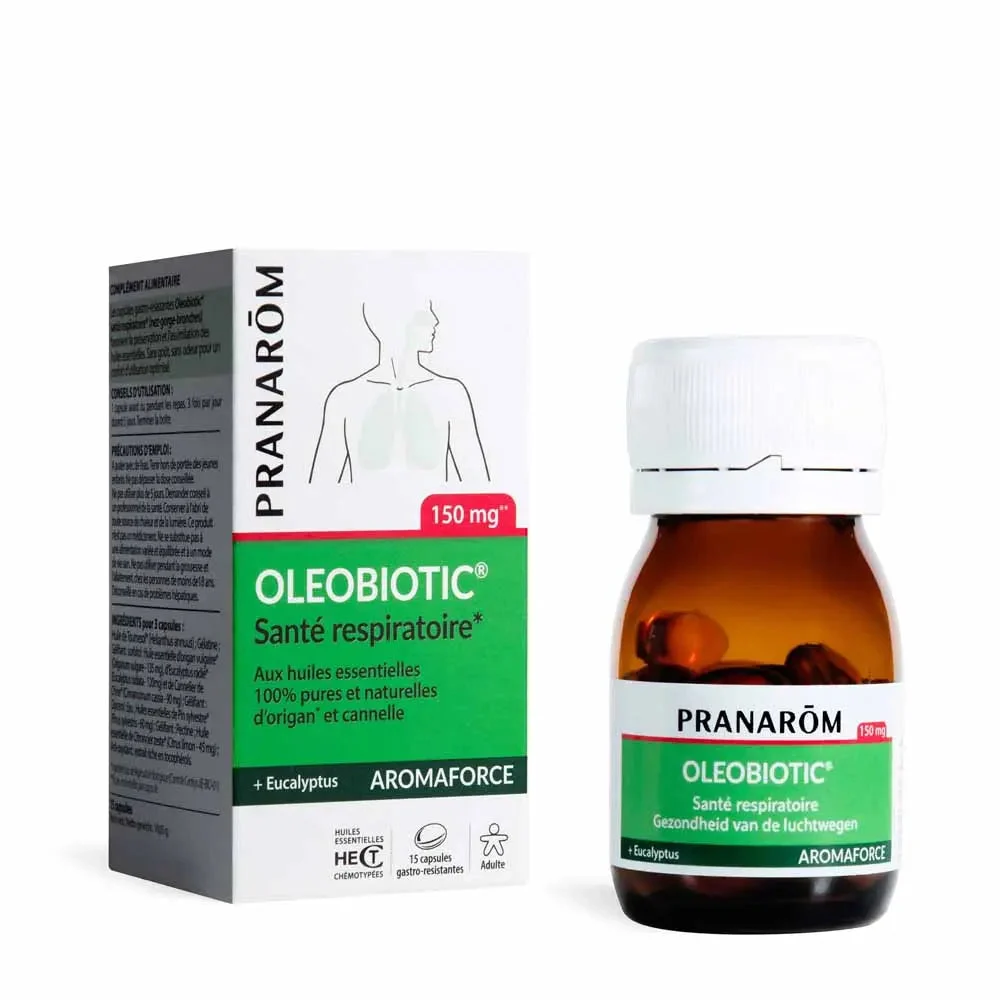Pranarôm Aromaforce Oleobiotic Salute Respiratoria 15 Caspule