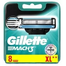 Gillette Mach3 - Testine di ricambio formato da 8 testine
