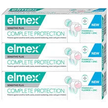Elmex Sensitive Plus Protezione Completa Dentifricio Tripack 75ml