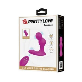 Pretty Love Terrance Masajeador Vibrador Anal Morado 1ud
