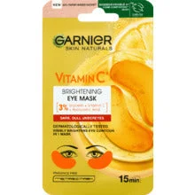 Garnier Skin Naturals Maschera Occhi Illuminante alla Vitamina C - 1 pezzo