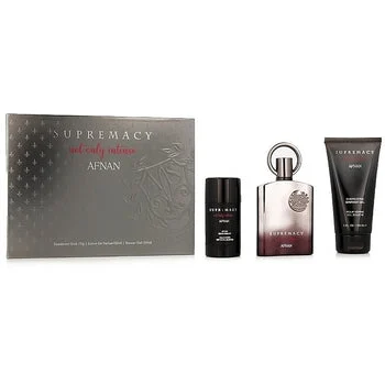 Supremacy Not Only Intense Extrait de Parfum set regalo 100 ml, gel doccia 150 ml e deodorante stick 75 g