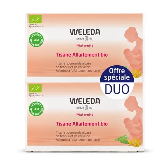 Weleda allattamento al seno di erbe Weleda Tea Duo offerta 2 scatole di 20 bustine di tè alle erbe