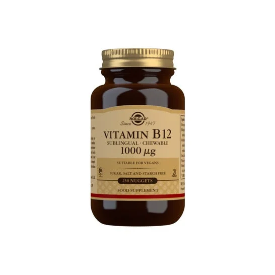 Solgar Vitamina B12 1000mcg Cianocobalamina 250comp sublinguali masticabili