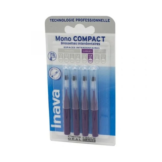 Inava Spazzole Monocompatto 1,8 Mm Box of 4