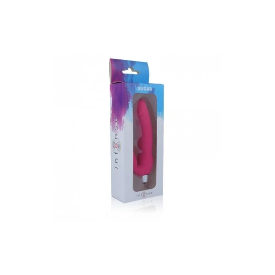 Vibratore intenso Sugar 7 velocità in silicone fucsia 1ud