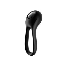 Satisfyer Majestic Duo Vibrating Ring Black 1pc