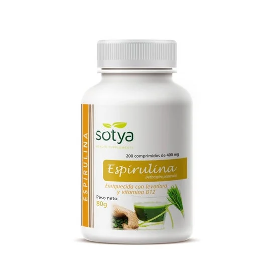 Spirulina Sotya 400mg 200comp