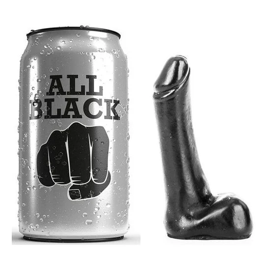 All Black Dildo 9cm 1 Unità