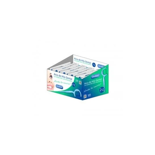 Oratek Arco Hilo Hilo Dental Doble Hilo 100 Unidades Individuales
