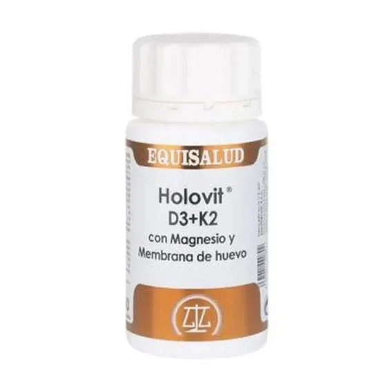 Holovit D3+K2 con magnesio e membrana d'uovo 50caps