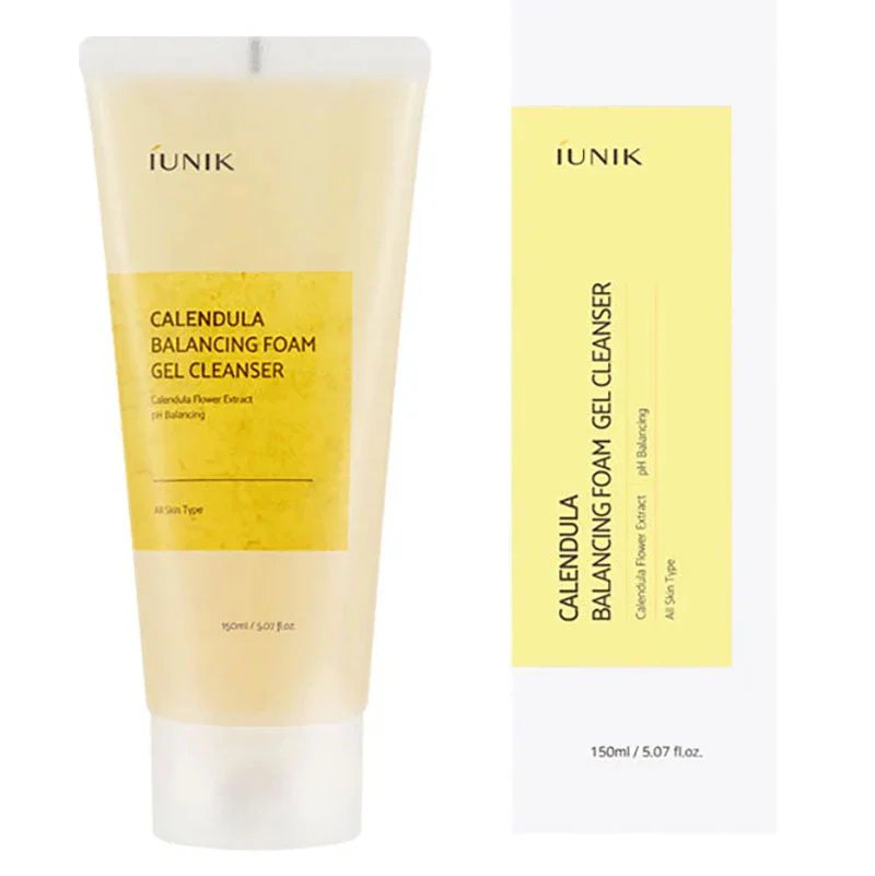 Gel detergente schiumogeno riequilibrante alla calendula 150 ml