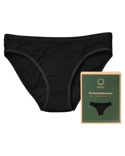 AllMatters Period Underwear Bikini Style Size Medium